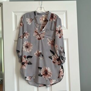 Super Cute Floral Flowy Top